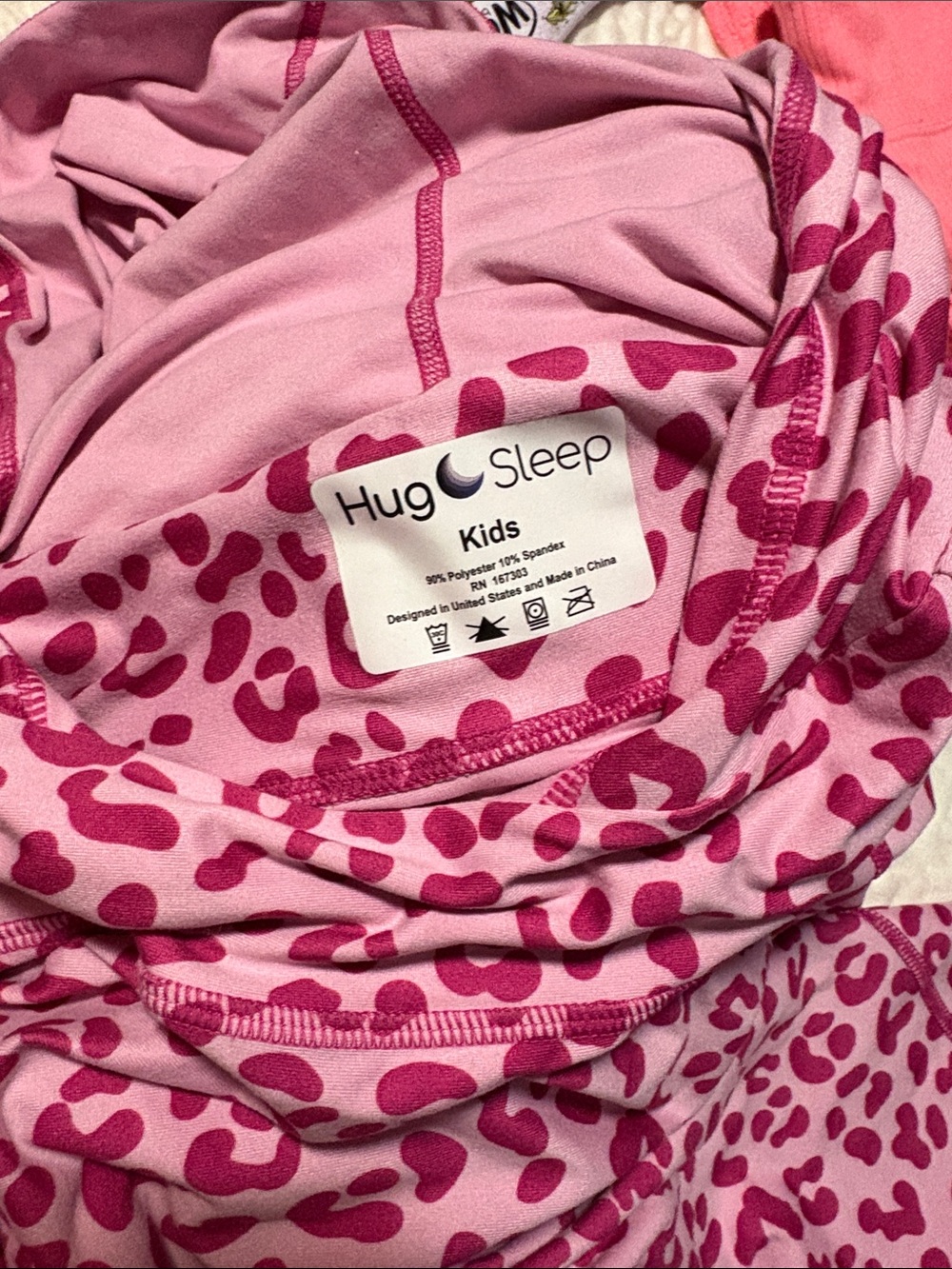 Hug Sleep Kids Pink Leopard-Print Sleep Sack